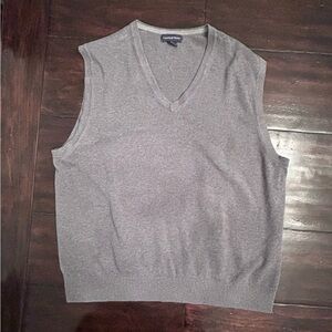 Lands' End Gray Men's Sweater Vest